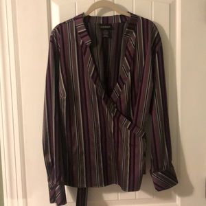 Cross-tie blouse, Women’s 14/16